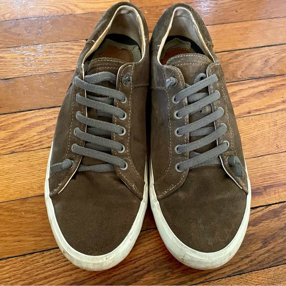 Camper Brown Nubuck Leather Peu Sneakers EU 42/US 9